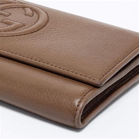 whisky gucci continental wallet 143389|Gucci Leather Continental Wallet on SALE .